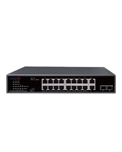 TR-NS14202S-185-16POE. Коммутатор с PoE. Trassir в Сочи
