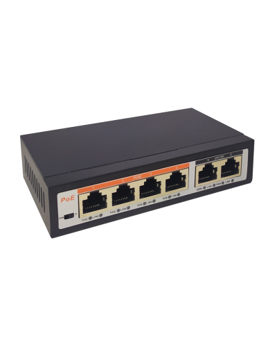TI-204P, SIP коммутатор. Коммутатор с питанием по PoE. True-IP в Сочи