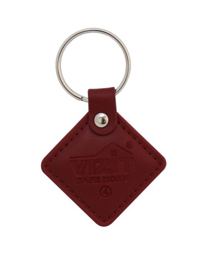 VIZIT-RF2.2 (Red). Брелок proximity кожаный. VIZIT в Сочи