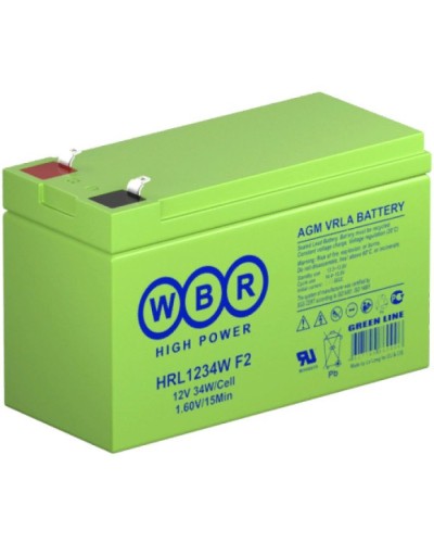 WBR HRL1234W F2. Аккумулятор герметичный свинцово-кислотный. WBR в Сочи