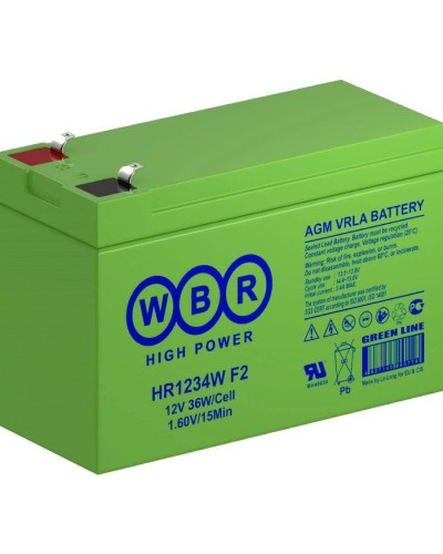 WBR HR1234W F2. Аккумулятор герметичный свинцово-кислотный. WBR в Сочи