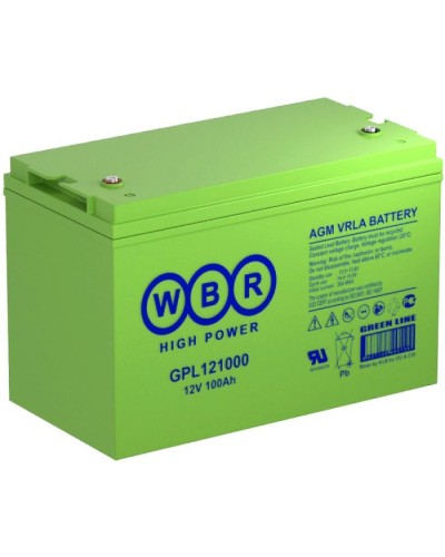 WBR GPL121000. Аккумулятор герметичный свинцово-кислотный. WBR в Сочи