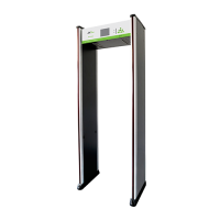 ZK-D3180S (TD). Металлодетектор арочный с функцией измерения температуры тела. ZKTeco