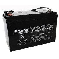 ZUBR MARINE GEL NPG 12-100 (12V, 100Ah). Аккумулятор герметичный свинцово-кислотный. ZUBR