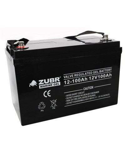 ZUBR MARINE GEL NPG 12-100 (12V, 100Ah). Аккумулятор герметичный свинцово-кислотный. ZUBR в Сочи