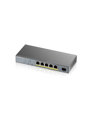 GS1350-6HP-EU0101F. L2 коммутатор PoE+ для IP-видеокамер. ZYXEL в Сочи