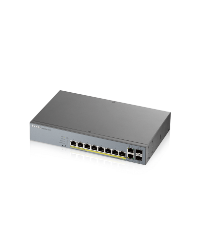 GS1350-12HP-EU0101F. Коммутатор сетевой PoE управляемый L2. ZYXEL в Сочи