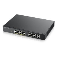 GS1900-24EP-EU0101F. Коммутатор Smart L2 PoE+ rack 19. ZYXEL