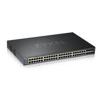 GS2220-50HP-EU0101F. Коммутатор гибридный L2 PoE+ rack 19. ZYXEL