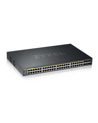 GS2220-50HP-EU0101F. Коммутатор гибридный L2 PoE+ rack 19. ZYXEL в Сочи
