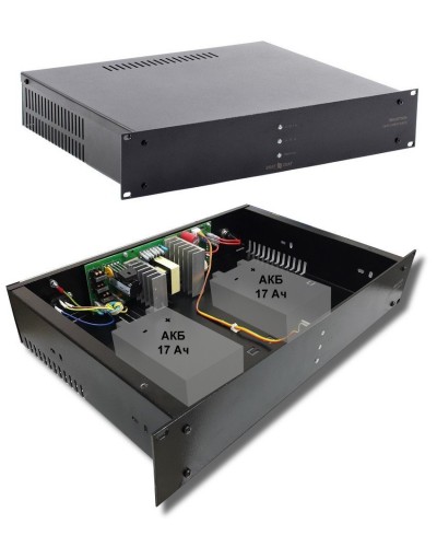 СКАТ-1200И7 RACK (СКАТ ИБП-12/5-2x17-RACK) (2142). Источник вторичного электропитания резервированный. Бастион в Сочи