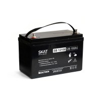 SKAT SB 12100 (2542). Аккумулятор герметичный свинцово-кислотный. Бастион