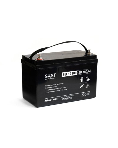 SKAT SB 12100 (2542). Аккумулятор герметичный свинцово-кислотный. Бастион в Сочи