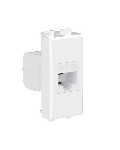 Розетка RJ-45 Avanti 1 модуль белое облако (4400661): Розетка компьютерная, без шторки модульная, кат.5е в Сочи