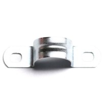 Скоба двухлапковая D48-50 (50 шт) (53361). Скоба двухлапковая оцинкованная. ДКС