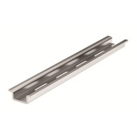 DIN-рейка перфорированная OMEGA 2F 15х5,5 мм L2000 (02130). Дин-рейка перфорированная. ДКС