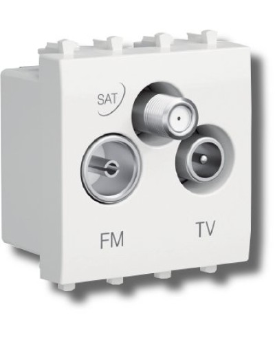 Розетка TV-FM-SAT Avanti 1 модуль ванильная дымка (4405532): Розетка TV-FM-SAT в Сочи