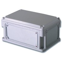 Корпус RAM box 600х300х160, высота крышки 35 мм, IP67 (563310). Корпус с фланцами и непрозрачной крышкой, без монтажной платы. ДКС