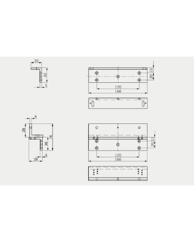 L+Z кронштейн для EMC 600 ALH. L+Z кронштейн для EMC 600 ALH. dormakaba в Сочи
