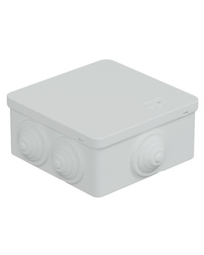 Коробка JBS101 100х100х55, 6 вых., IP55, белая (44037W-1). Коробка монтажная. Экопласт в Сочи