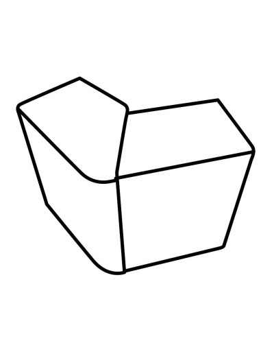Угол внешний 100х55 RE изменяемый (76211): Угол внешний изменяемый в Сочи
