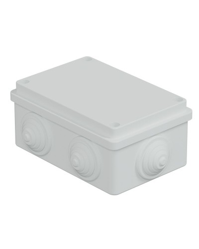 Коробка JBS120 120х80х50, 6 вых., IP55, белая (44008W-1). Коробка монтажная. Экопласт в Сочи