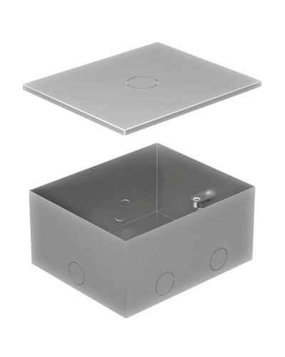 Коробка металлическая с крышкой для заливки в пол BOX/4 (70141): Коробка металлическая с крышкой для заливки в пол 159,6х133,6х75 мм, для люков 70040 в Сочи