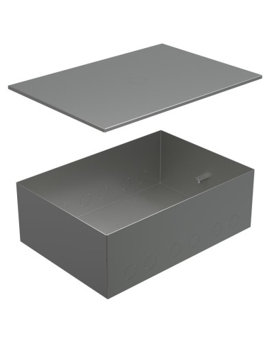 Коробка металлическая с крышкой для заливки в пол BOX/6-8 (70161): Коробка металлическая с крышкой для заливки в пол 249,6х167,6х75мм, для люков 70062, 70082 в Сочи