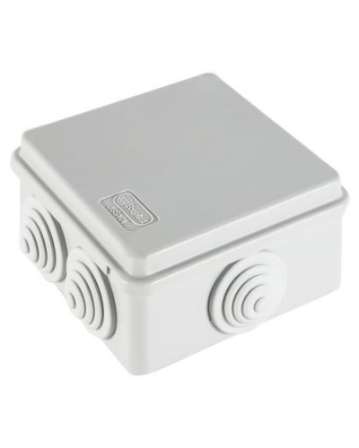 Коробка JBS101 100х100х55, 6 вых., IP55, серая (44037). Коробка монтажная. Экопласт в Сочи