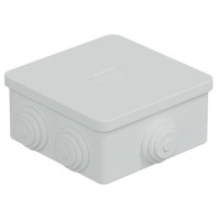 Коробка JBS080 85х85х40, 6 вых, IP44, белая (44006W-1). Коробка монтажная. Экопласт