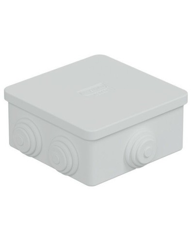 Коробка JBS080 85х85х40, 6 вых, IP44, белая (44006W-1). Коробка монтажная. Экопласт в Сочи