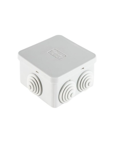 Коробка JBS070 70х70х40, 6 вых., IP44, белая (44056W-1). Коробка монтажная. Экопласт в Сочи