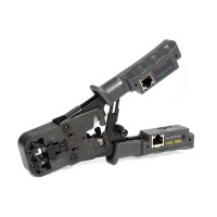 Пресс-клещи с тестером JT-03T (84493). Инструмент обжимной. КВТ