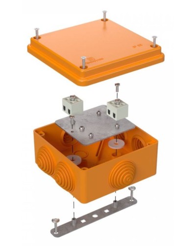 Коробка огнестойкая 100х100х50 (40-0300-FR6.0-4). Коробка огнестойкая для открытой установки. Промрукав в Сочи
