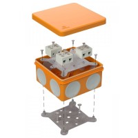 Коробка огнестойкая 100х100х50 (60-0300-FR10.0-6). Коробка огнестойкая для открытой установки. Промрукав