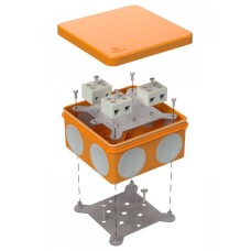Коробка огнестойкая 100х100х50 (60-0300-FR10.0-6). Коробка огнестойкая для открытой установки. Промрукав