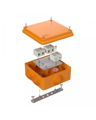 Коробка огнестойкая 100х100х50 (40-0300-FR6.0-6). Коробка огнестойкая для открытой установки. Промрукав в Сочи