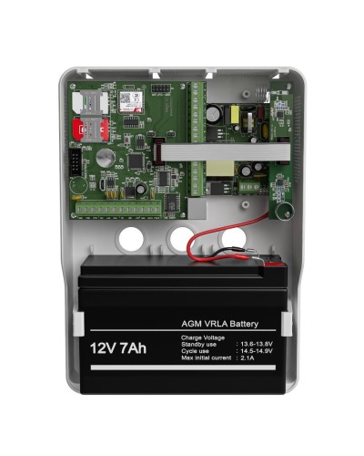Mega v.5 LTE в корпусе (под АКБ 1,2-7 Ач с БРП 12V 2,5А). Панель охранная радиоканальная. Ритм в Сочи