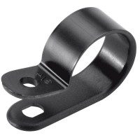Серьга для кабеля D5 (черная). Клипса. Спецприбор