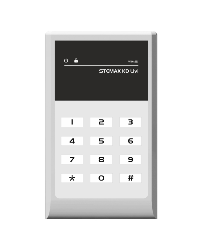 STEMAX KD Livi (серый). Беспроводная кнопочная кодовая панель. Стелс НПП в Сочи