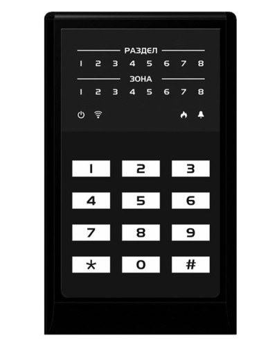 МИРАЖ-КД-04 (black). Кнопочная кодовая панель. Стелс НПП в Сочи