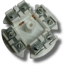 УК-2Р с резистором. Коробка коммутационная для 4х2 проводов. Велос