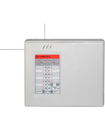 ВС-ПК ВЕКТОР-С (Wi-Fi + GE (GSM+Ethernet)). Прибор приемно-контрольный и управления охранно-пожарный адресный радиоканальный со встроенным коммуникатором GSM. Версет в Сочи
